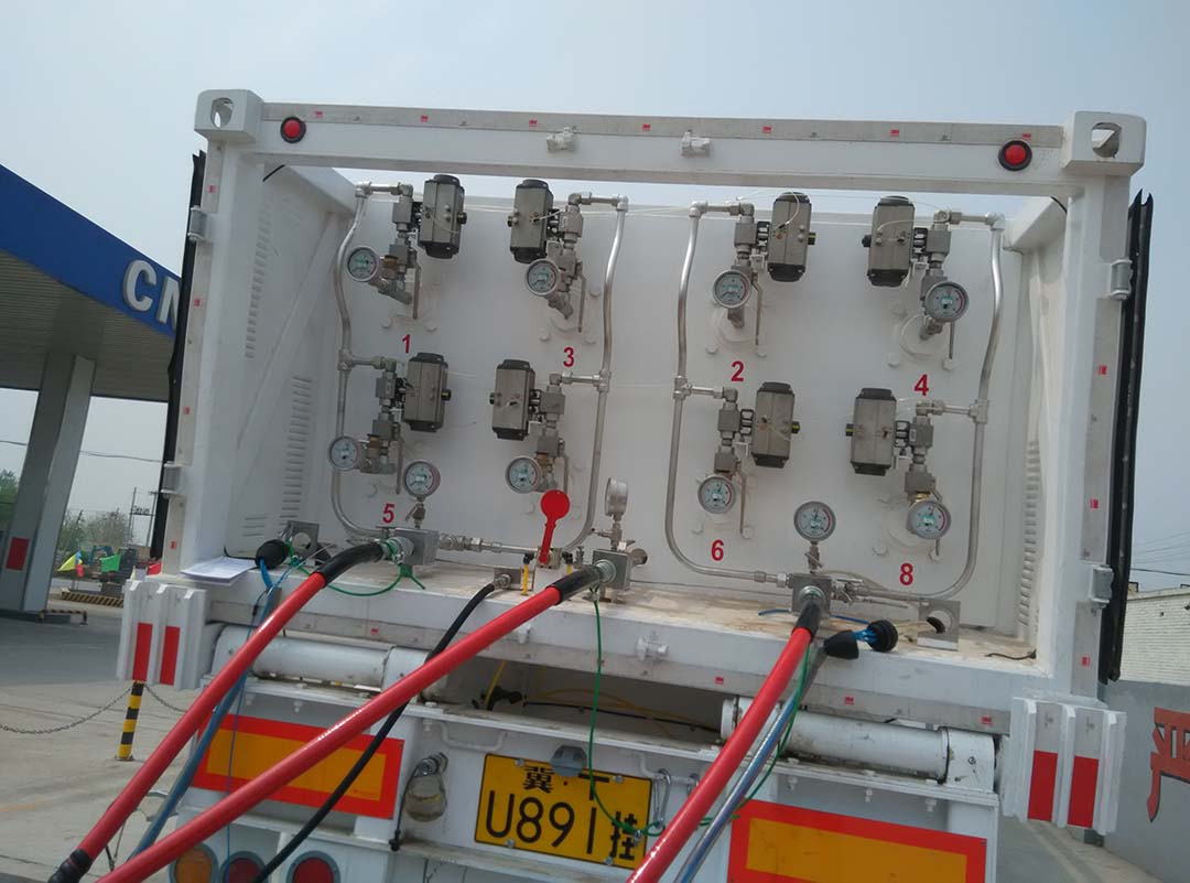 OMAL高壓球閥在壓縮天然氣（CNG）槽車(chē)上的應(yīng)用
